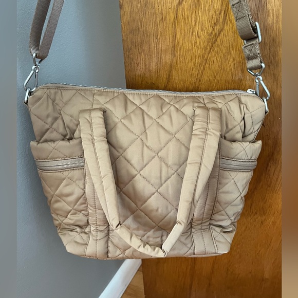 New with tags Vera Bradley Small Multi Strap Tote Bag in Meadowlark Tan - Picture 3 of 13